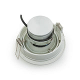 VBD-MTR-54T Low Voltage IC Rated Downlight LED Light Fixture, 3.5 inch Round White mr16 fixture, gekpower