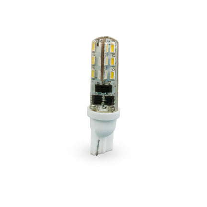 T10 Wedge Base LED Bulb, 12V 1W 6000K(Cool White) - GekPower