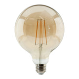 Li-Tech G40 LED Filament Bulb, 120V 5W 2200K(Amber White) - GekPower