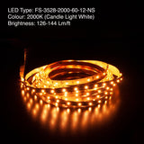 5M(16.4ft) Indoor LED Strip 3528, 12V 1.5(w/ft) CCT(20K, 24K, 80K ) led ribbon, led tape, color temperature Canada, British Columbia, North America. 