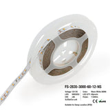 5M(16.4ft) Indoor LED Strip 2835, 12V 2(w/ft) 220-250(Lm/ft) 60(LEDs/m) CCT(3K, 6K) - GekPower