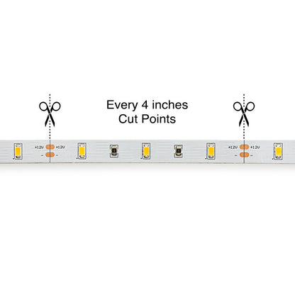 led ribbon, led tape, color temperature Canada, British Columbia, North America. 5M(16.4ft) Indoor LED Strip 5630, 12V 4.5(w/ft) CCT (30K, 60K)