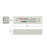 Mean Well LPV-20-24 Non-Dimmable LED Driver, 24V 0.83A 20W - GekPower