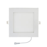 6 inch Square LED Panel Light 120V 12W Dimmable 3000K(Warm White), gekpower