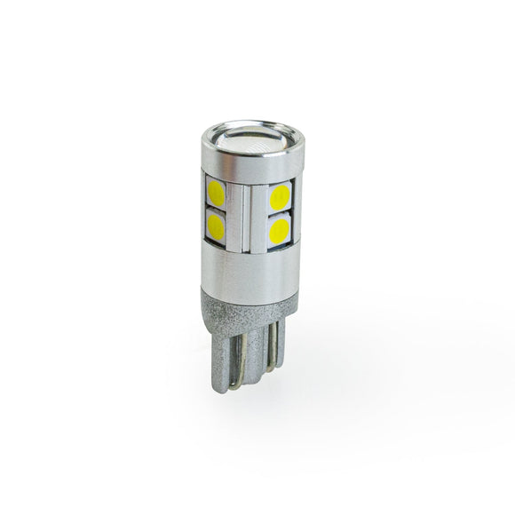 T10 Wedge Base 194 LED Bulb, 9-30V 1.5W 6000K(Cool White) - GekPower