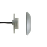 Round LED Step Light/ Pathway Light Flat Bevel Trim Silver TYPE8 3000K(Warm White), gekpower