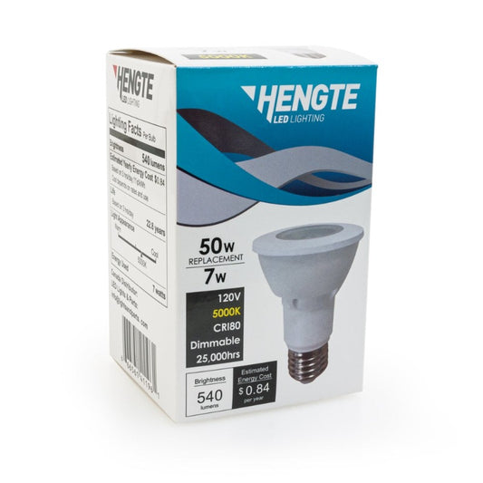 Hengte PAR20 LED Bulb, 7W Equivalent 50W 5000K(Daylight) - GekPower