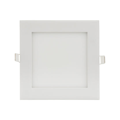 LP-ULFTD-17512 6 inch Square LED Panel Light 120V 12W Dimmable 5000K(Daylight), gekpower