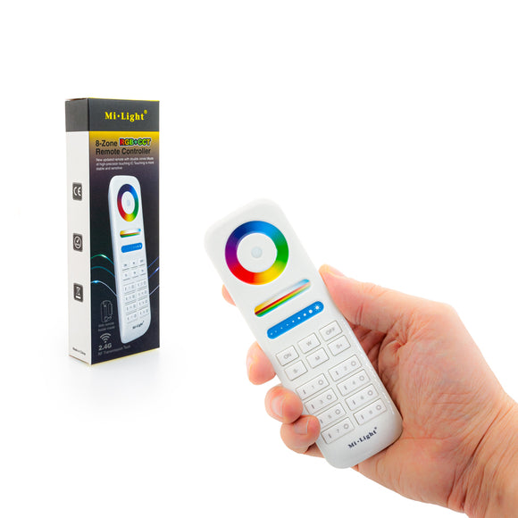 Mi-Light FUT089 2.4GHz 8-Zones RGB+CCT Smart Touch Remote Controller with Button - GekPower