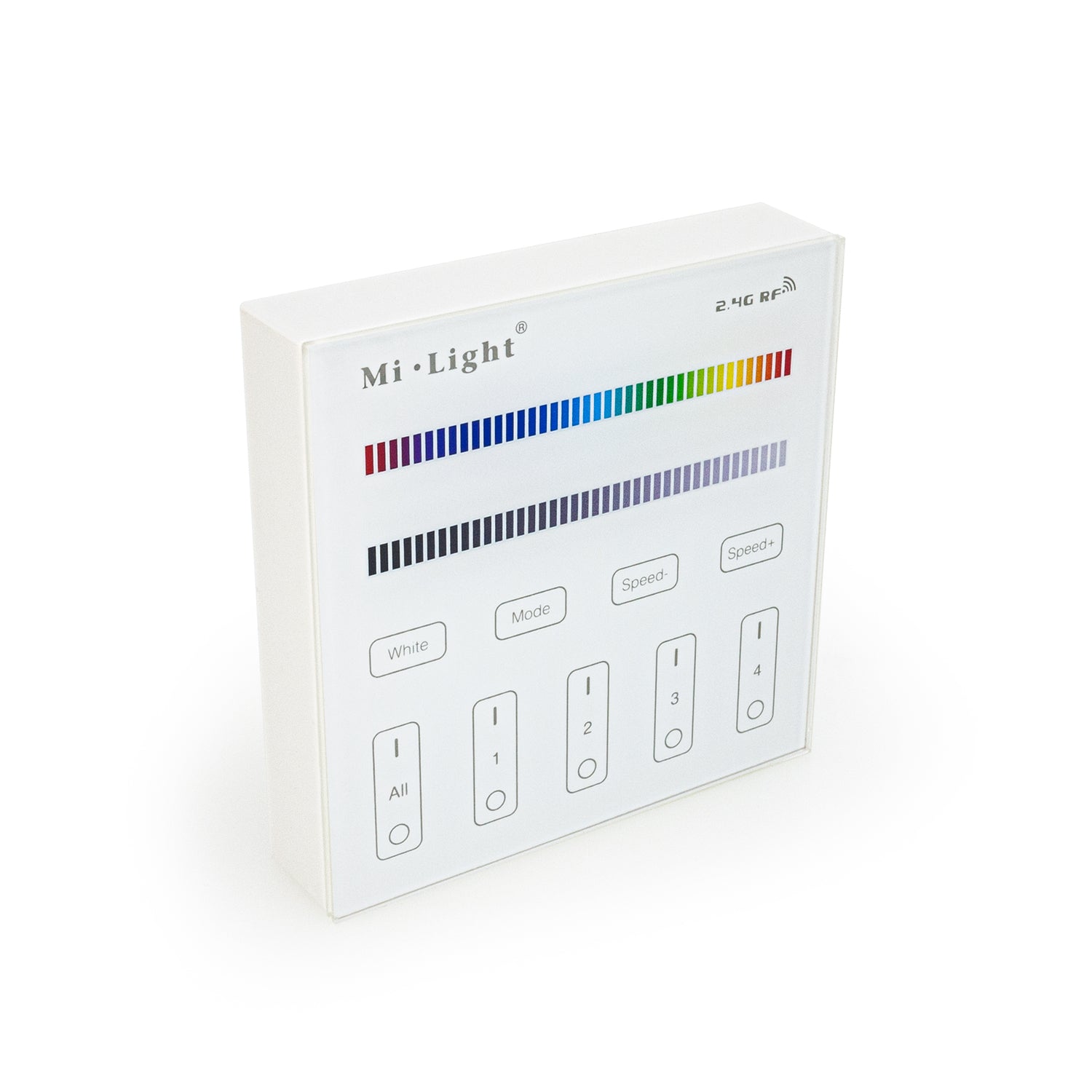 Mi-Light B3 4-Zone RGB RGBW Smart Touch Panel Remote Controller, works with FUT037, FUT038 - GekPower