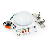 5 inch Round Recessed LED Panel Light / Downlight / Ceiling Light 120V 6W 4000K(Natural White), gekpower