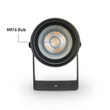 Outdoor Landscape light, Bullet LED Spotlight with MR16 Base