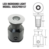 XB2CFR0157 3.75 inch Round Adjustable Beam Direction Up light, Inground Light, 24V 2.6W, gekpower