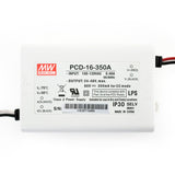 Mean Well PCD-16-350A Constant Current LED Driver, 350mA 24-48V 16W, gekpower