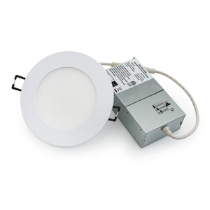 4 inch Flat Dimmable Recessed LED Panel Light / Downlight / Ceiling Light Z4C-9 (3CCT), 120V 9W, gekpower