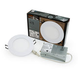 4 inch Flat Dimmable Recessed LED Panel Light / Downlight / Ceiling Light Z4C-9 (3CCT), 120V 9W