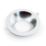 6 inch Commercial Recessed LED Downlight / Ceiling Light with Reflector Round Trim, 120-347V 20W, gekpower