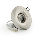 4 inch Round Recessed Light Gimbal with Selectable Color Temperature (3CCT) 120V 8W Black, gekpower