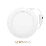6 inch flat Round Ultrathin Recessed LED Downlight / Ceiling Light LED-6-S12W-5CCTWH, 120V 12W 5CCT(2.7K, 3K, 3.5K, 4K, 5K), gekpower