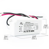 ES J-Box Constant Voltage LED Driver 24V 1A 24W LD024D-VA10024-M28