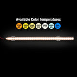 Low Profile Black Aluminum Linear LED Light 12V - S5B - GekPower