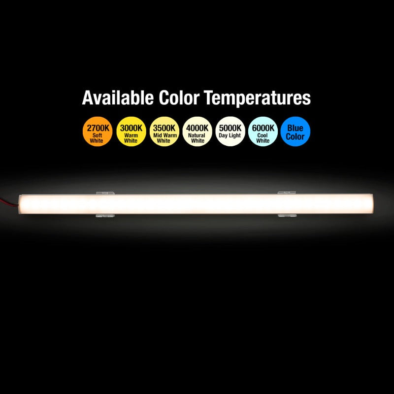 Low profile Silver Grey Aluminum Linear LED Light 12V - S5 - GekPower