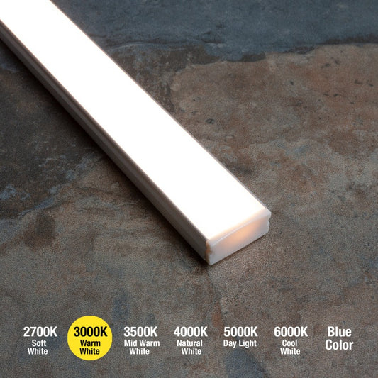 Low profile Silver Grey Aluminum Linear LED Light 12V - S5 - GekPower