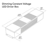 Power supply Canada, British Columbia, North America. VEROBOARD 12V 25A 300W Dimmable Constant Voltage LED Driver VBD-012-300VTHWJ 