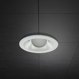6 inch Commercial Recessed LED Downlight / Ceiling Light Sloped Ceiling Reflector Round Trim, 120-347V 20W, gekpower