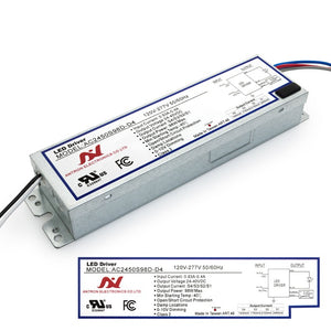 Antron Adjustable Output Current 2450-2100-1750-1400mA with Universal Input Voltage LED Driver 24-40V 98W max  AC2450S98D-D4