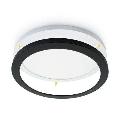 11 inch Round Dimmable Recessed LED Downlight / Ceiling Light ,120V 3CCT(3K, 4K, 5K), gekpower