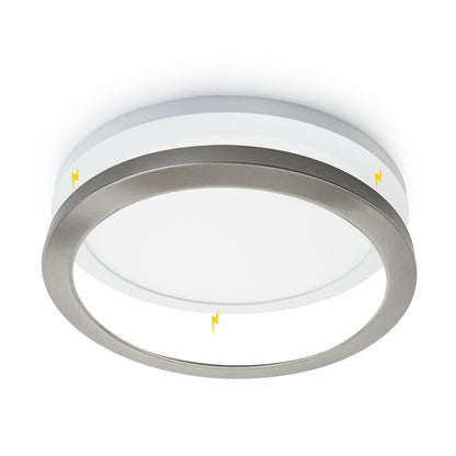 11 inch Round Dimmable Recessed LED Downlight / Ceiling Light ,120V 3CCT(3K, 4K, 5K), gekpower