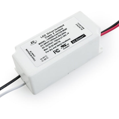 ES CC LED Driver 720mA 21-36V 26W max LD025D-CA07236-M28F