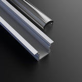 VEROBOARD Deep Recessed Linear Aluminum Channel for LED Strips 1Meter(3.2ft) VBD-CH-RF1 - GekPower