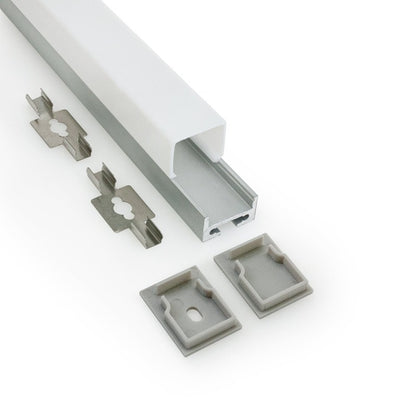 VEROBOARD Linear Aluminum Channel for LED Strips 1Meter(3.2ft) VBD-CH-RF3 - GekPower