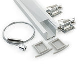 VEROBOARD Linear Aluminum Channel for LED Strips 1Meter(3.2ft) VBD-CH-RF4 - GekPower