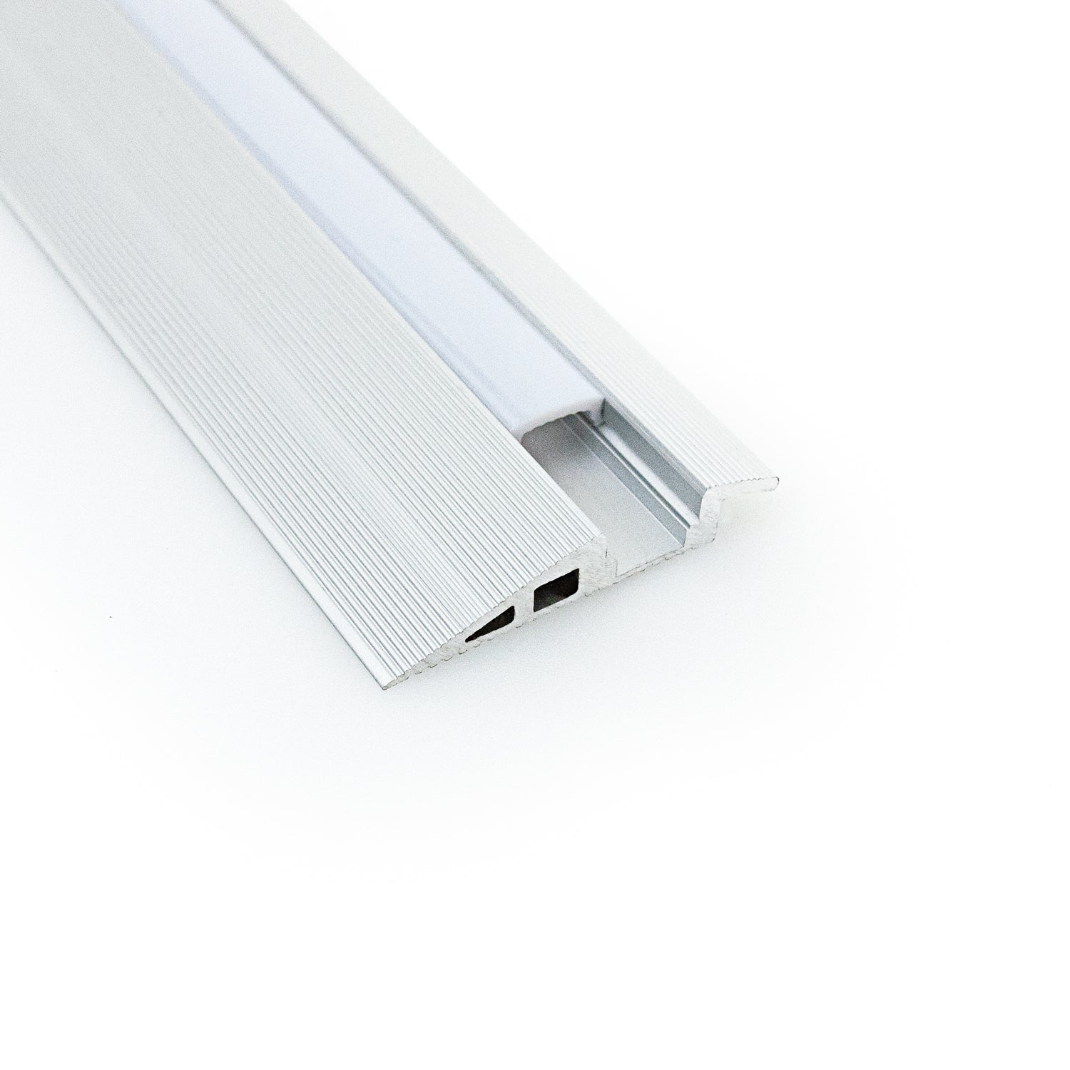 VEROBOARD Multi Floor Transition Aluminum Channel for LED Strips 1Meter(3.2ft) VBD-CH-W4 (Walkway/Floor) - GekPower