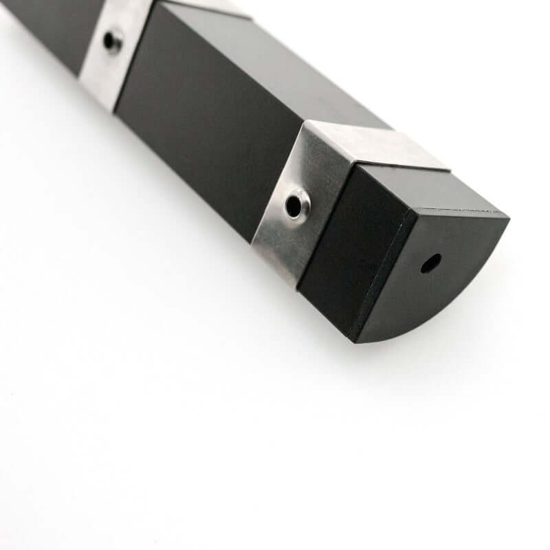 VEROBOARD Corner Mount (Curve) Linear Aluminum Channel Black for LED Strips 1Meter(3.2ft) VBD-CH-C3B - GekPower
