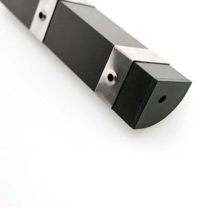 VEROBOARD Corner Mount (Curve) Linear Aluminum Channel Black for LED Strips 1Meter(3.2ft) VBD-CH-C3B - GekPower