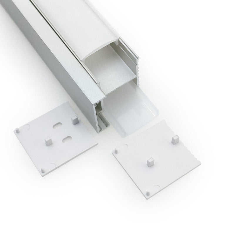 VEROBOARD Up-Down Linear Wall Mount Aluminum Channel for LED Strips 1Meter(3.2ft) VBD-CH-WC2 - GekPower