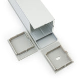 VEROBOARD Side-Mount Aluminum Channel for LED Strips 1Meter(3.2ft) VBD-CH-WC3 - GekPower