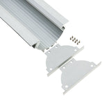 VEROBOARD Diffuser Linear Aluminum Channel for LED Strips 1Meter(3.2ft) VBD-CH-WC5 - GekPower