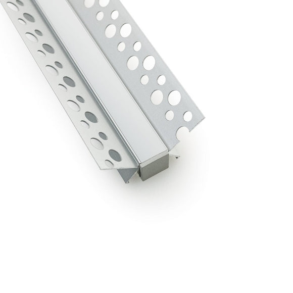 VEROBOARD Drywall(Plaster-In) Linear Aluminum Channel for LED Strips-1 Meter VBD-CH-D2 - GekPower
