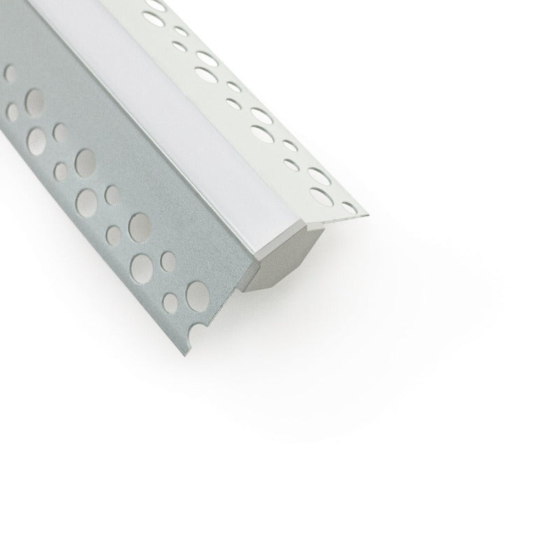 VEROBOARD Drywall(Plaster-In) Linear Aluminum Channel for LED Strips-1 Meter VBD-CH-D3 - GekPower