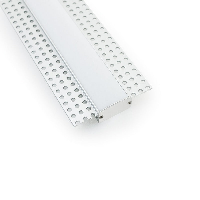 VEROBOARD Drywall(Plaster-In) Linear Aluminum Channel for LED Strips-1 Meter VBD-CH-D5 - GekPower