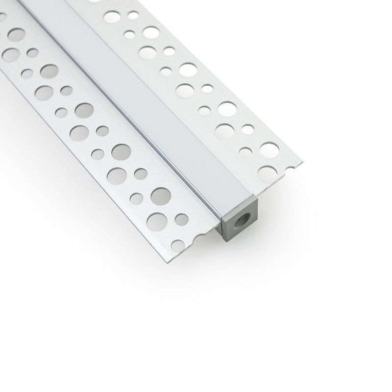 VEROBOARD Drywall(Plaster-In) Deep Recessed (12.5mm) Aluminum Channel for LED Strips 1Meter(3.2ft) VBD-CH-D6 - GekPower