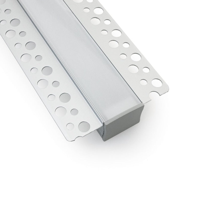 VEROBOARD Drywall(Plaster-In) Deep Recessed (24mm) Aluminum Channel for LED Strips 1Meter(3.2ft) VBD-CH-D8 - GekPower