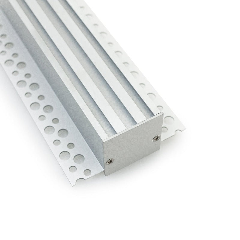 VEROBOARD Drywall(Plaster-In) Deep Recessed (35mm) Aluminum Channel for LED Strips 1Meter(3.2ft) VBD-CH-D9 - GekPower