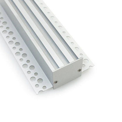 VEROBOARD Drywall(Plaster-In) Deep Recessed (35mm) Aluminum Channel for LED Strips 1Meter(3.2ft) VBD-CH-D9 - GekPower