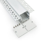 VEROBOARD Drywall(Plaster-In) Deep Recessed (35mm) Aluminum Channel for LED Strips 1Meter(3.2ft) VBD-CH-D9 - GekPower